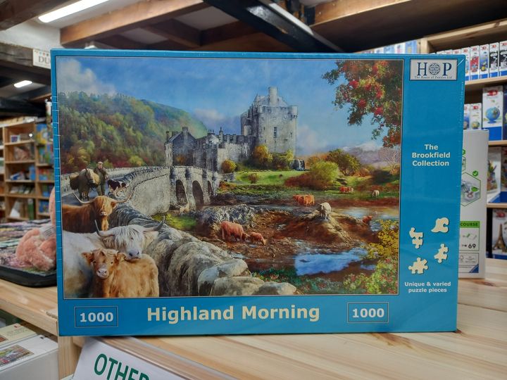 New in Stock  1000 piece Highland Morning by House of Puzzles