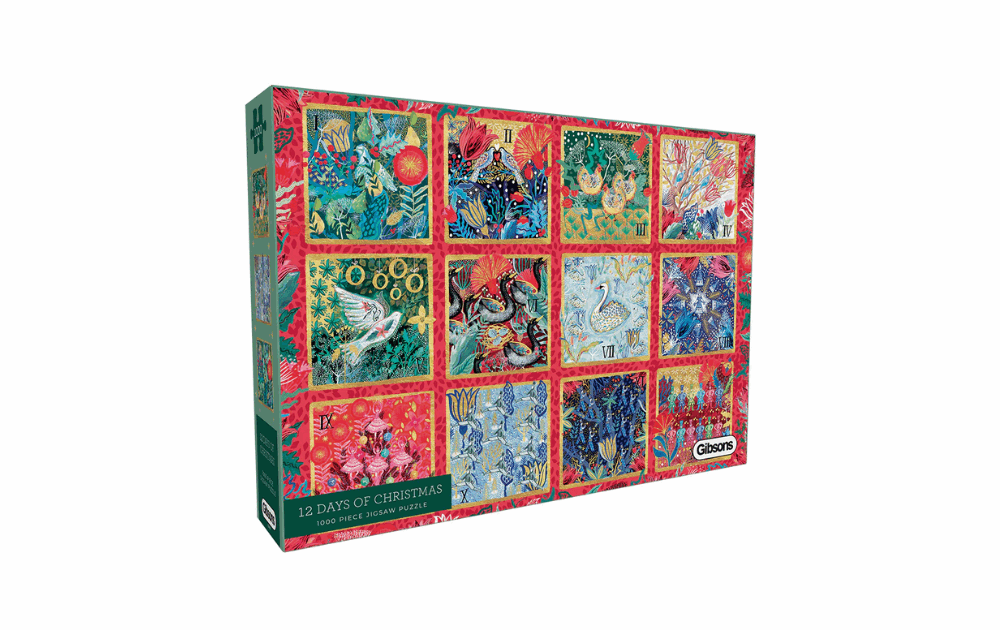 12 Days of Christmas 1000 piece puzzle by Gibsons - The Jigsaw Cellar
