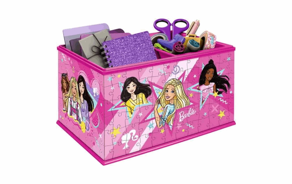 3D Jigsaw - Barbie Storage Box by Ravensburger - The Jigsaw Cellar