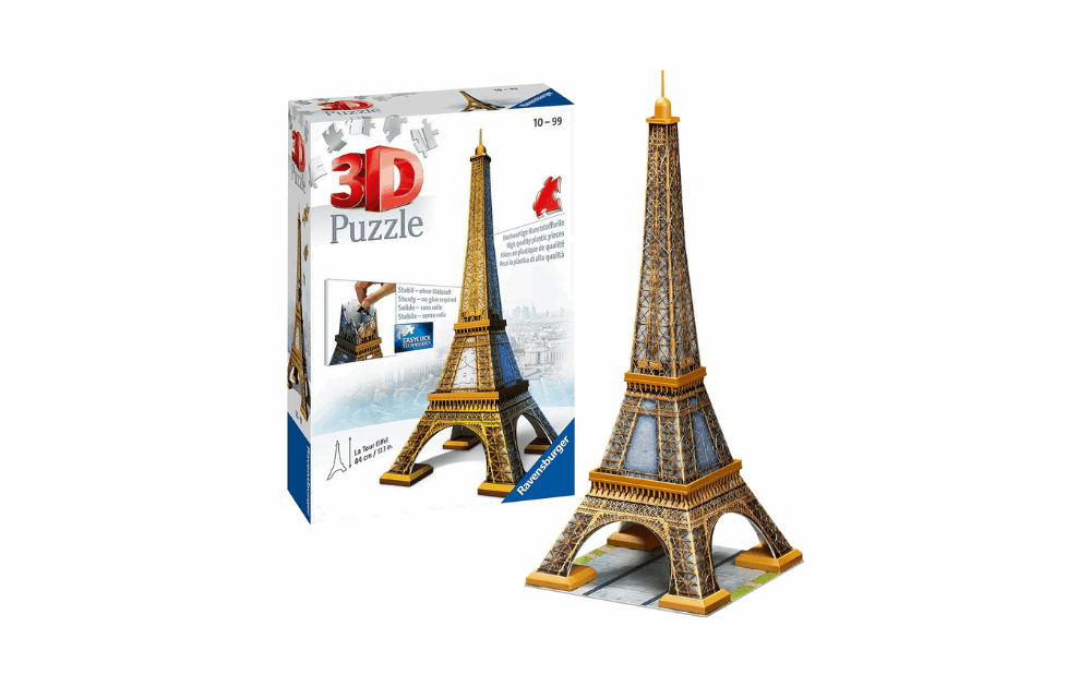 3D Jigsaw - Eiffel Tower 216 pieces by Ravensburger - The Jigsaw Cellar