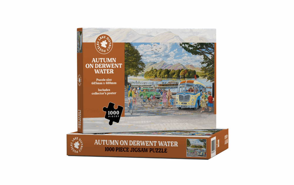 Autumn on Derwent Water 1000 Piece Puzzle by Inspired by Lakeland - The Jigsaw Cellar