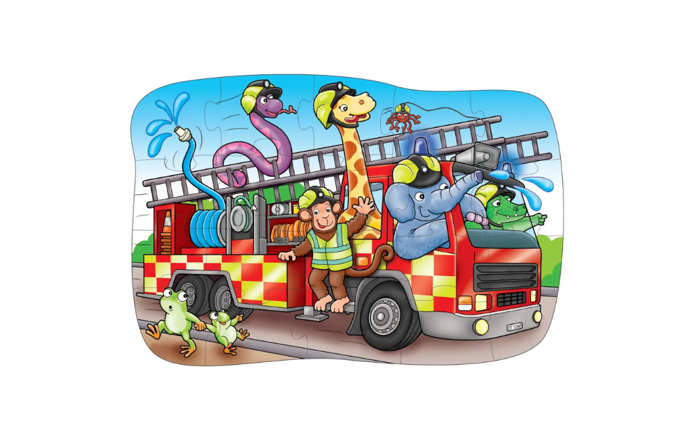 Big Fire Engine 20 Piece Jigsaw Puzzle by Orchard Toys - The Jigsaw Cellar