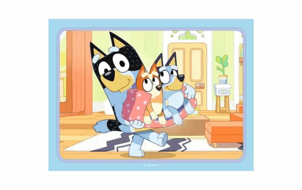 Bluey 4 in a box (12, 16, 20,24) pieces by Ravensburger - The Jigsaw Cellar