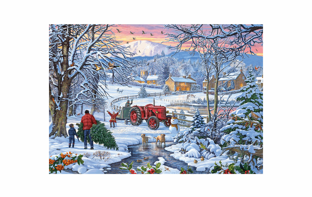 Bringing Home the Tree 100XXL piece puzzle by Gibsons - The Jigsaw Cellar