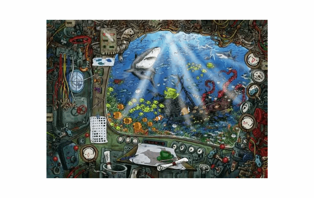 Escape Puzzle - Submarine 759 Piece Jigsaw by Ravensburger - The Jigsaw Cellar