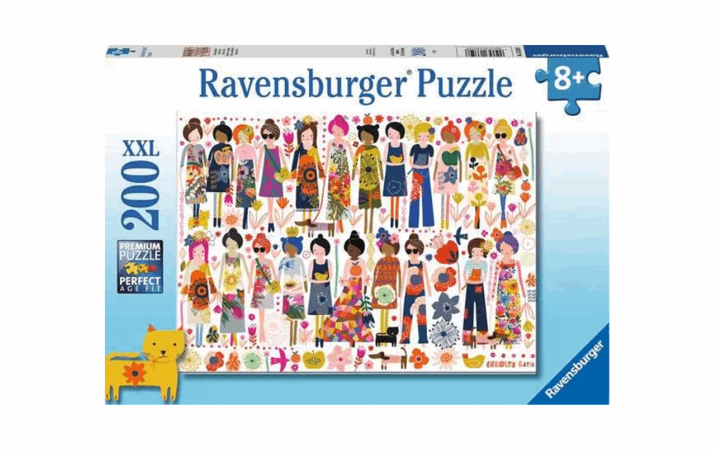 Flowers and Friends 200XXL piece puzzle by Ravensburger - The Jigsaw Cellar
