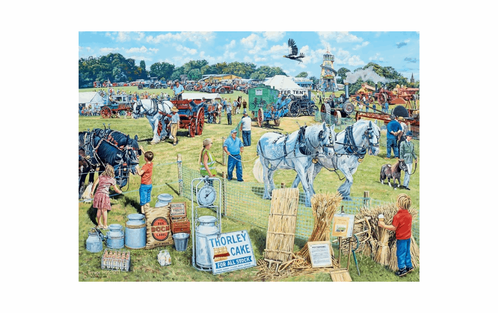 Happy Days No3 Countryside Nostalgia 4 x 500 piece puzzles by Ravensburger - The Jigsaw Cellar