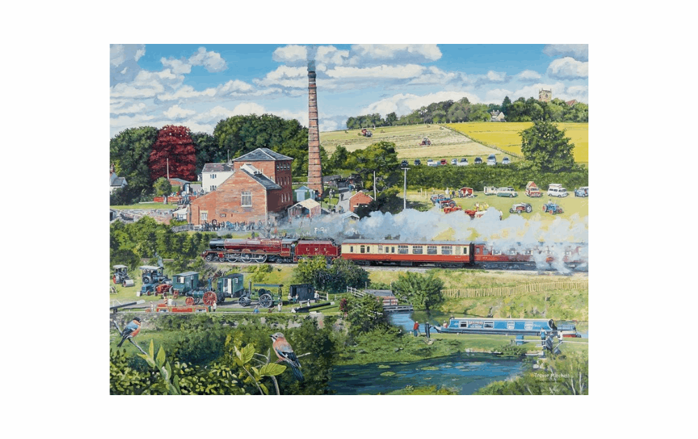 Happy Days No3 Countryside Nostalgia 4 x 500 piece puzzles by Ravensburger - The Jigsaw Cellar