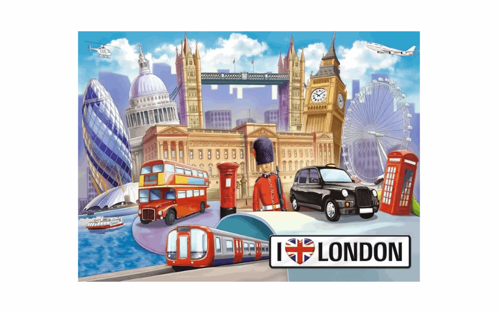 I Love London 100XXL Piece Puzzle by Ravensburger - The Jigsaw Cellar