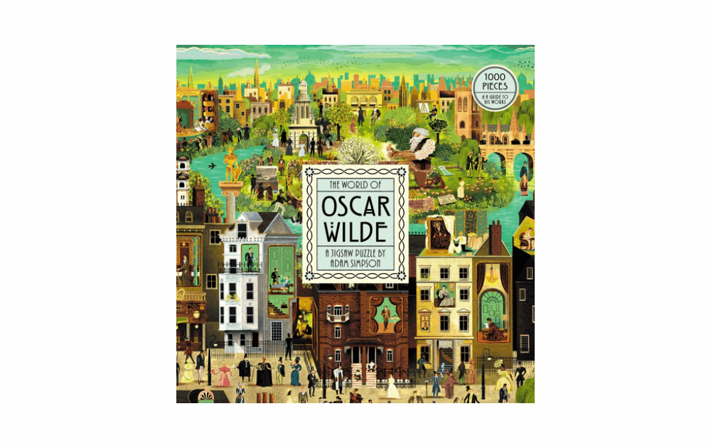 The World of Oscar Wilde puzzle Laurence King 1000 piece illustrated cityscape jigsaw box art