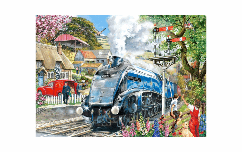 Knight Train Big 500 piece puzzle by House of Puzzles - The Jigsaw Cellar