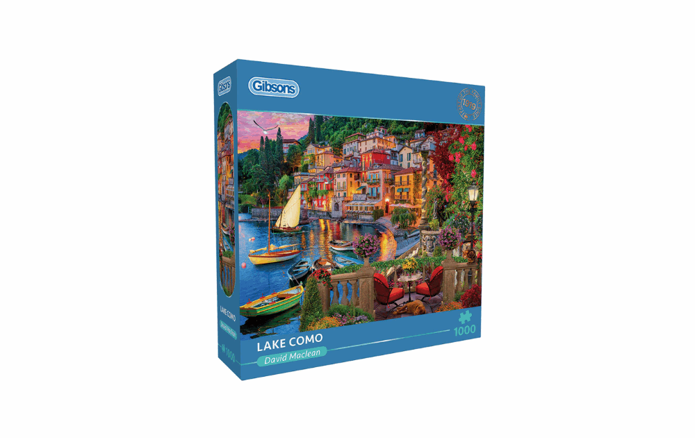 Lake Como 1000 piece puzzle by Gibsons - The Jigsaw Cellar