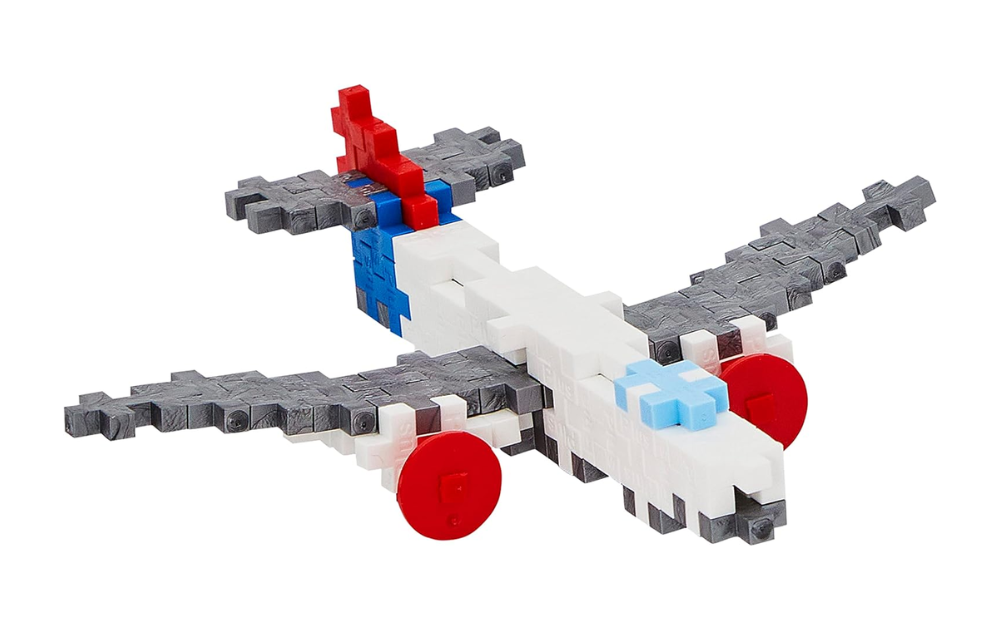 Plus Plus - Airplane 100 piece tube - The Jigsaw Cellar