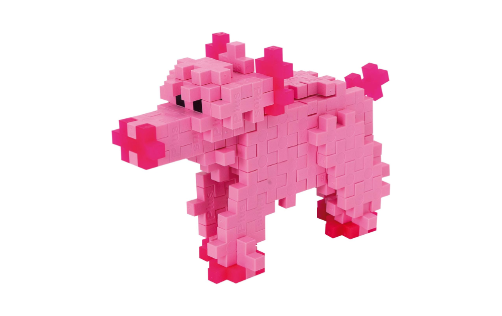 Plus Plus - Pig 100 piece tube - The Jigsaw Cellar