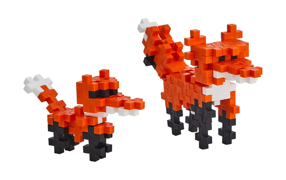 Plus Plus - Red Fox 100 piece tube - The Jigsaw Cellar