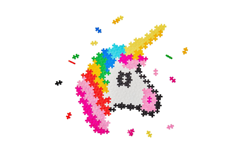 Plus Plus - Unicorn Puzzle by Number 250 piece - The Jigsaw Cellar