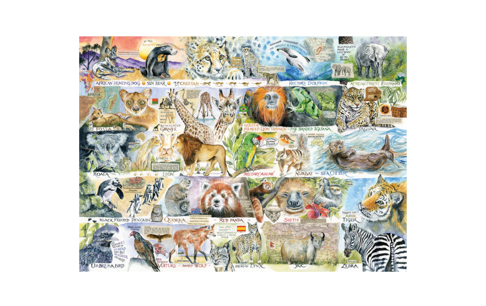 Sun Bears & Sloths 1000 Piece Puzzle by Gibsons - The Jigsaw Cellar