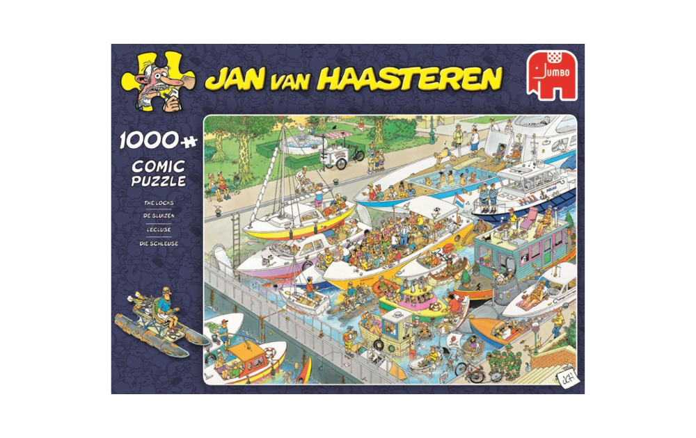 The Locks Jan Van Haasteren 1000 Piece Comic Puzzle by Jumbo - The Jigsaw Cellar