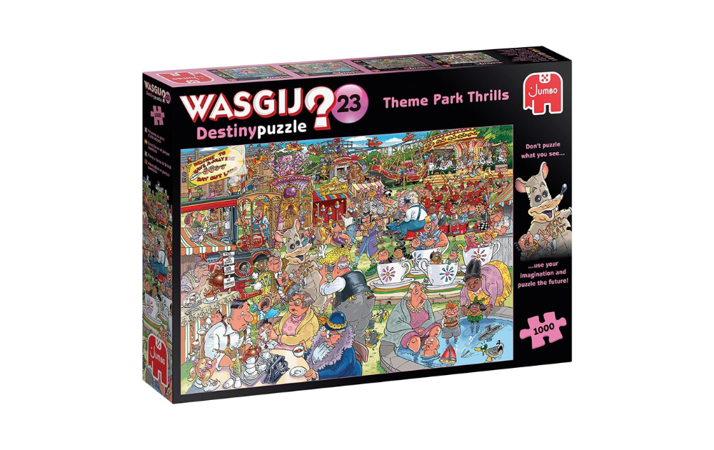 Wasgij Destiny 23 - Theme Park Thrills 1000 Piece Puzzle by Jumbo - The Jigsaw Cellar