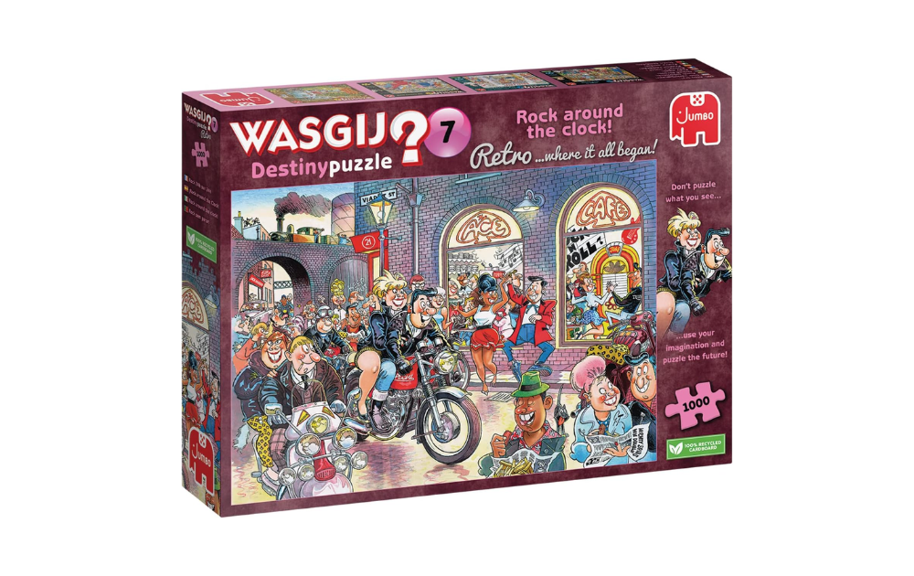Wasgij Destiny 7 - Rock Around the Clock! 1000 Piece Puzzle by Jumbo - The Jigsaw Cellar