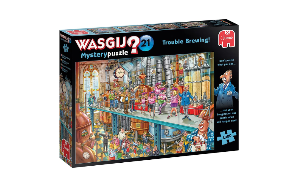 Wasgij Mystery 21 - Trouble Brewing! 1000 Piece Puzzle by Jumbo - The Jigsaw Cellar