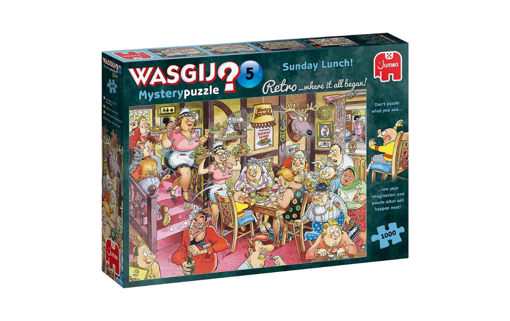 Wasgij Mystery 5 - Sunday Lunch 1000 Piece Puzzle by Jumbo - The Jigsaw Cellar