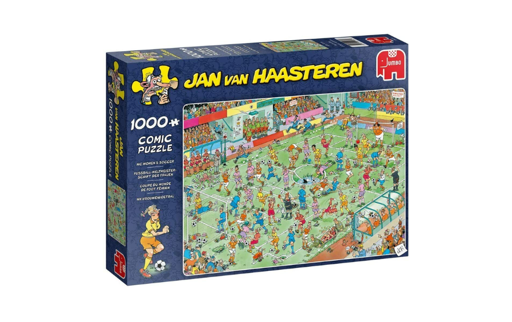 World Championships Women's Soccer 1000 piece puzzle from Jan van Haasteren - The Jigsaw Cellar
