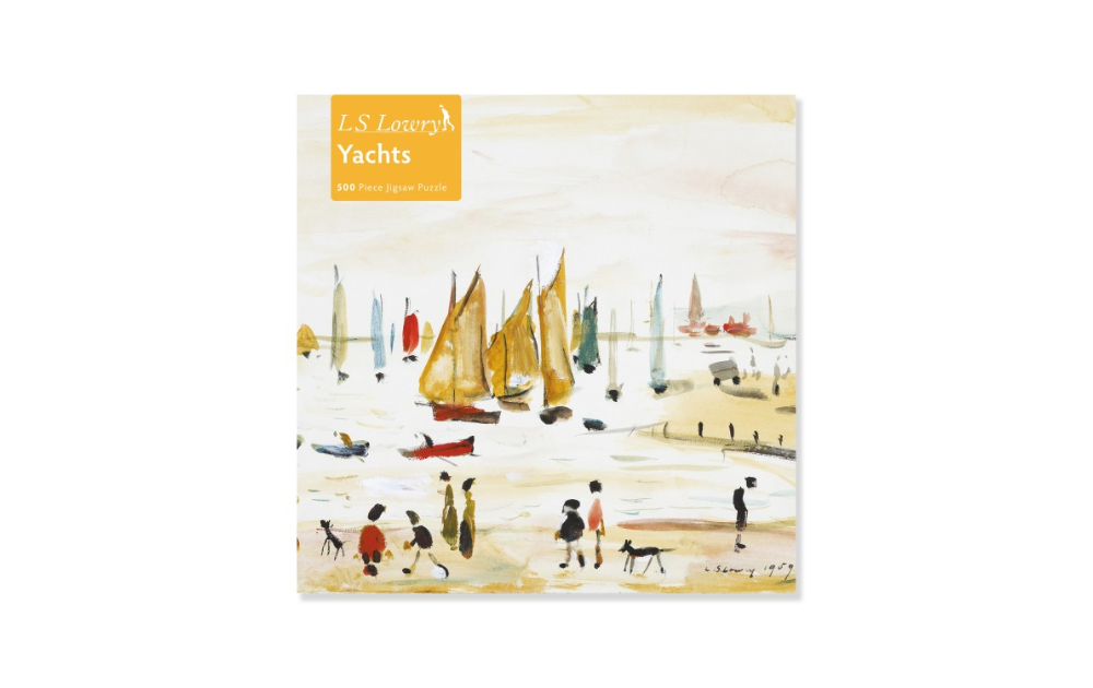 Yachts - L S Lowry 500 Piece Puzzle by Flametree - The Jigsaw Cellar