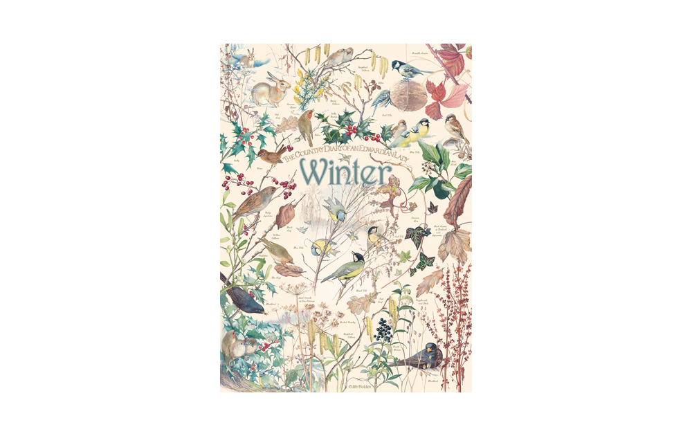 The Country Diary of an Edwardian Lady - Winter 1000 Piece Jigsaw Puzzle by Cobble Hill featuring winter birds and flora