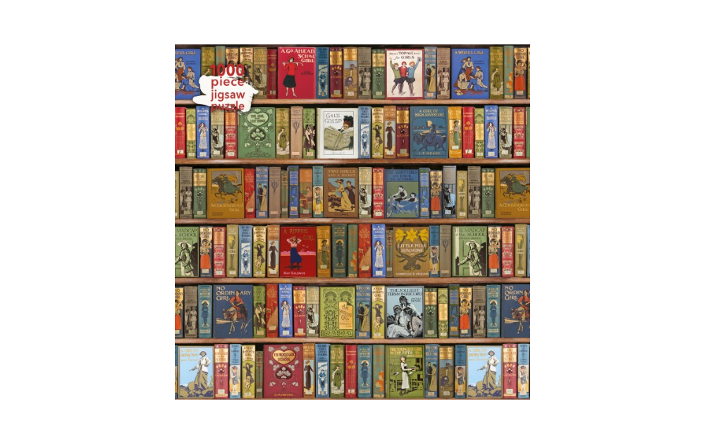 Bodleian Library jigsaw puzzle 1000 piece featuring vibrant book spines and illustrations