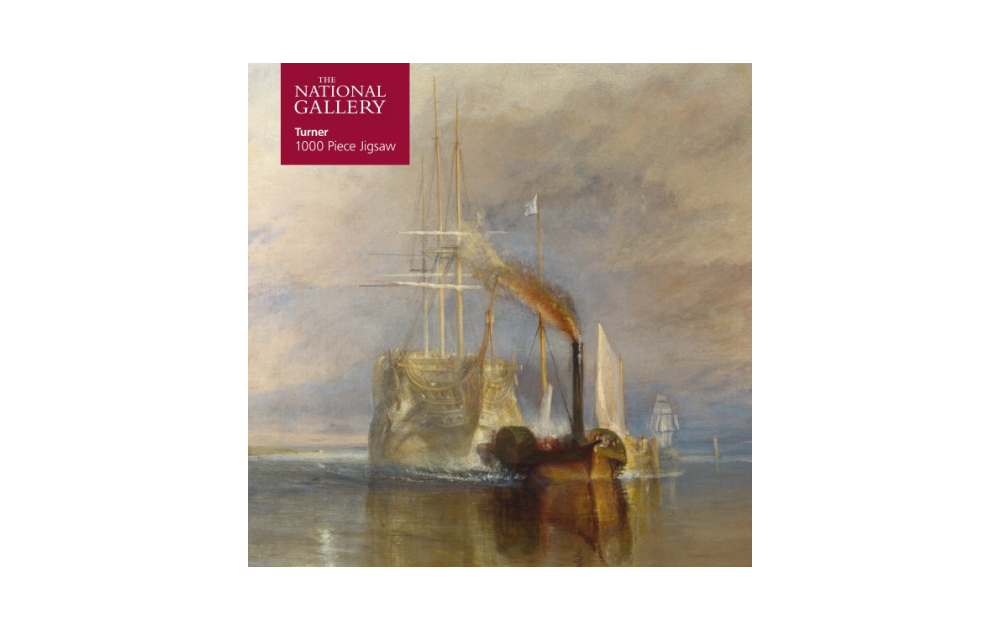 The Fighting Temeraire puzzle by Flametree featuring Turner's iconic painting in 1000 pieces