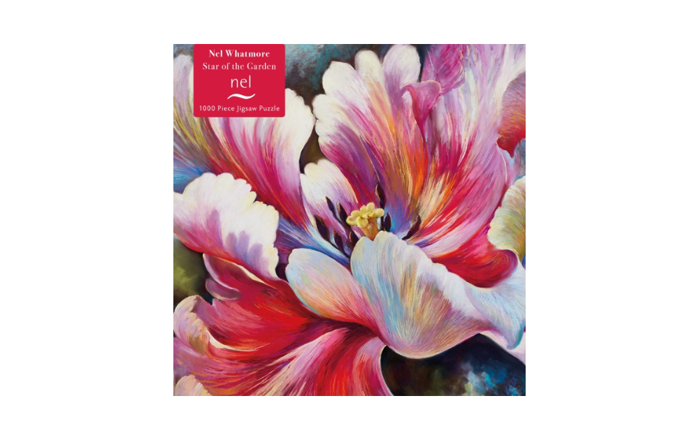 Star of the Garden 1000 piece puzzle by Nel Whatmore featuring colorful floral artwork