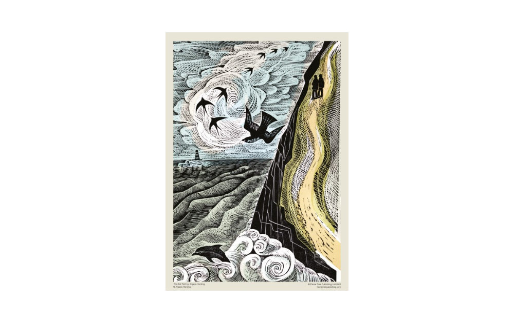 The Salt Path puzzle by Flametree featuring a scenic coastal landscape in an artistic design