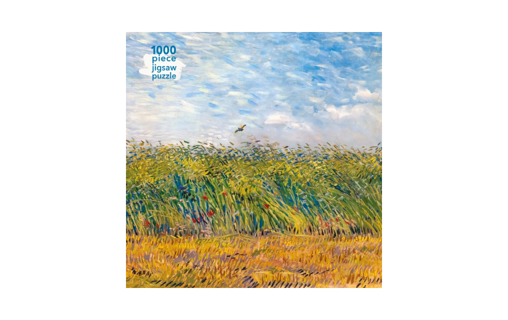 Wheat Field with a Lark puzzle featuring vibrant fields and a blue sky, perfect for art lovers and puzzle enthusiasts