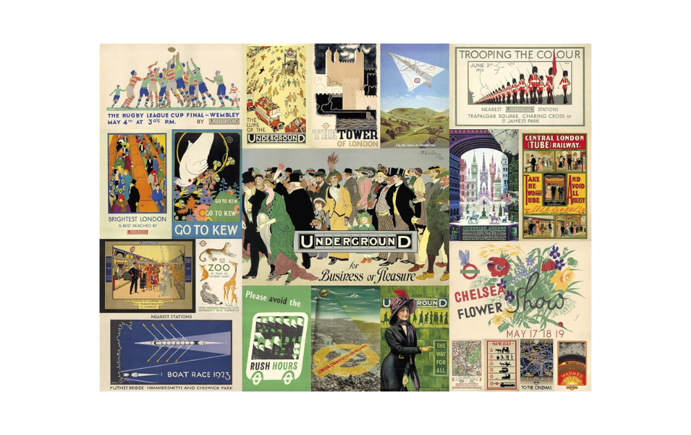 Jigsaw (Gift) - London Transport Heritage Posters 500 Piece Puzzle by Gibsons - The Jigsaw Cellar