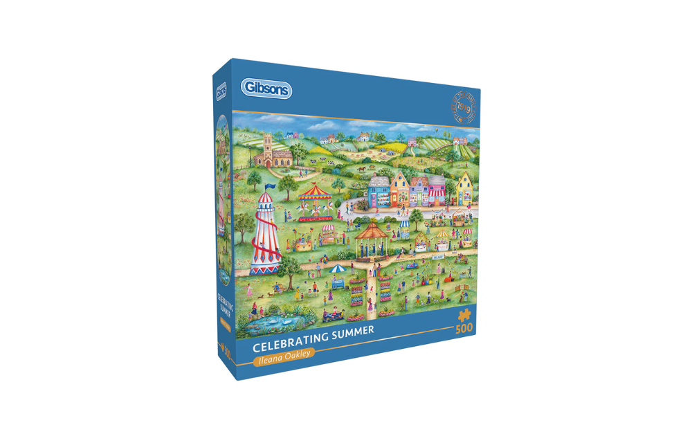 Gibsons summer jigsaw puzzle featuring colorful summer scenes and vibrant landscapes