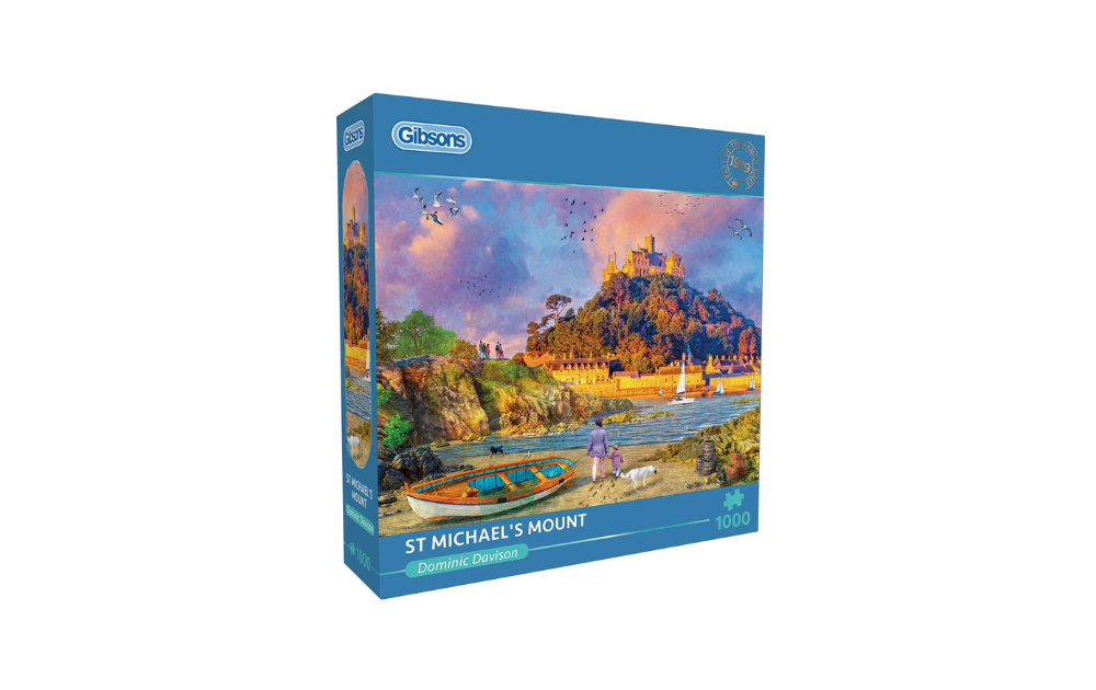 St Michael's Mount jigsaw puzzle by Gibsons with vibrant artwork and 1000 pieces for all ages