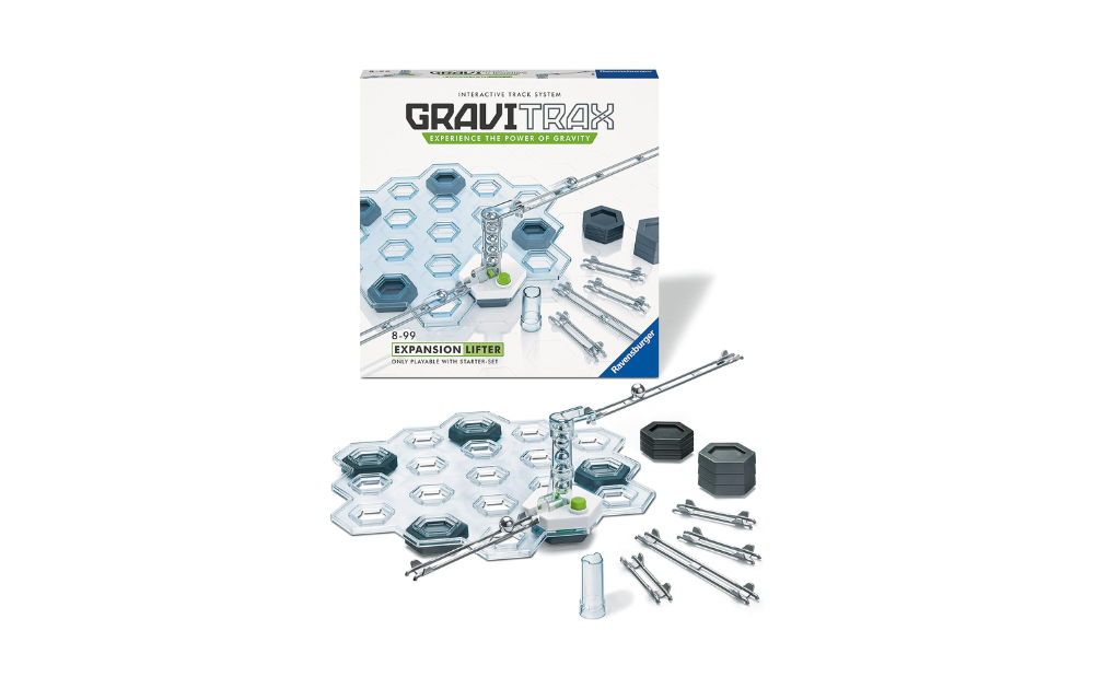 Gravitrax Expansion Lifter game set featuring tracks and lifter for fun physics challenges