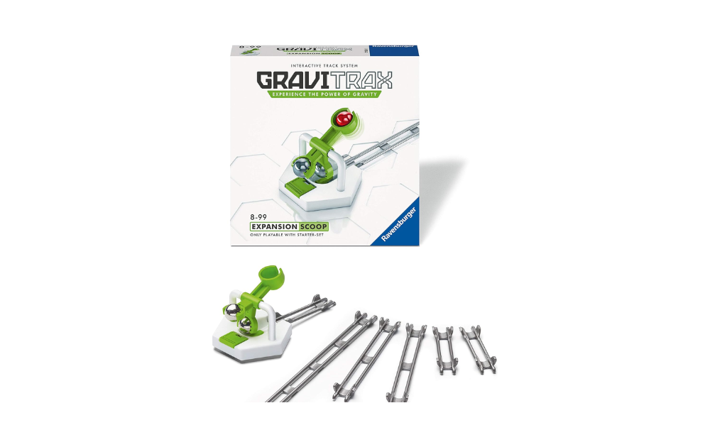 Gravitrax Expansion Scoop with tracks for enhancing marble runs, perfect for Gravitrax Expansion Scoop purchase.