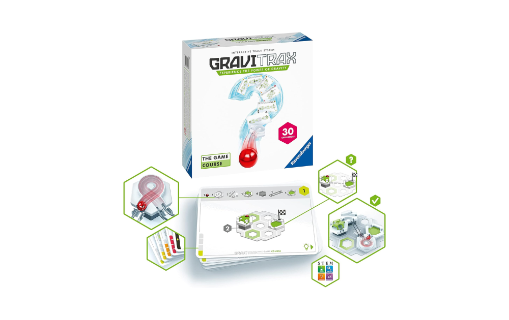 Gravitrax Game Course featuring tracks and marbles for interactive STEM gameplay