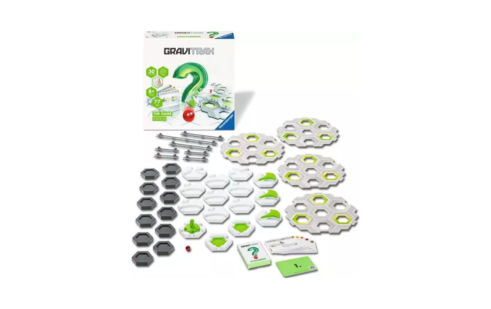 Gravitrax The Game Switch complete set including game pieces, tracks, and instructions