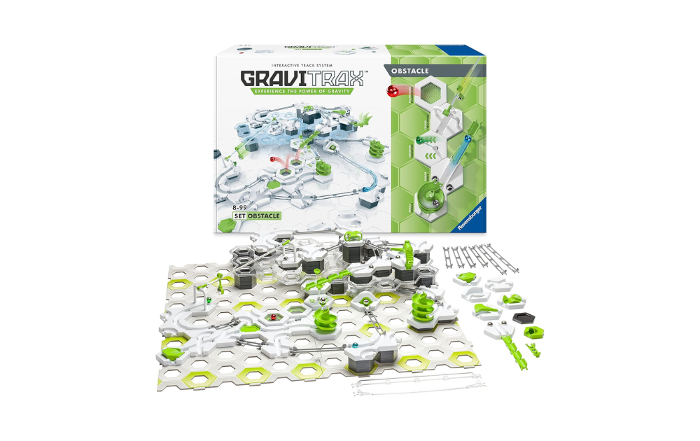 Gravitrax obstacle course Starter Set featuring various components for building creative marble tracks