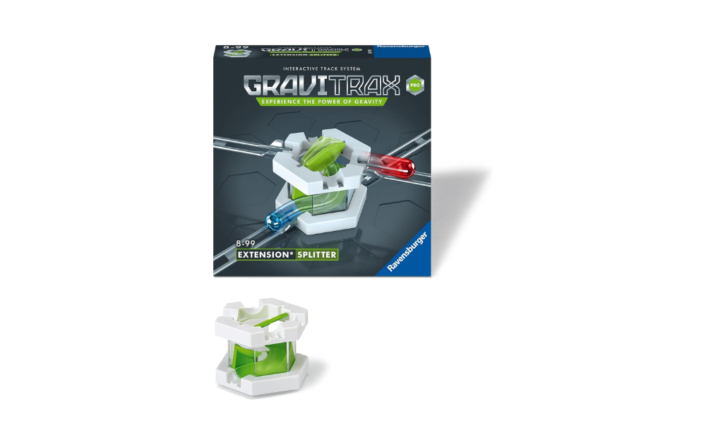 Gravitrax Pro Extension Splitter for interactive track building game, designed for gravity-powered fun