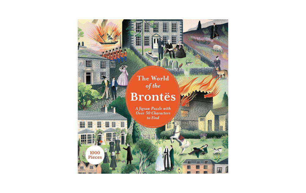 The World of The Brontes jigsaw featuring intricate illustrations and 1000 pieces for puzzle enthusiasts
