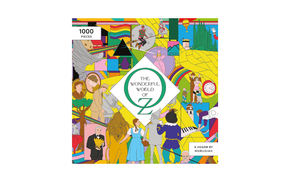 Wonderful World of Oz puzzle featuring colorful illustrations from the classic story in a 1000 piece jigsaw