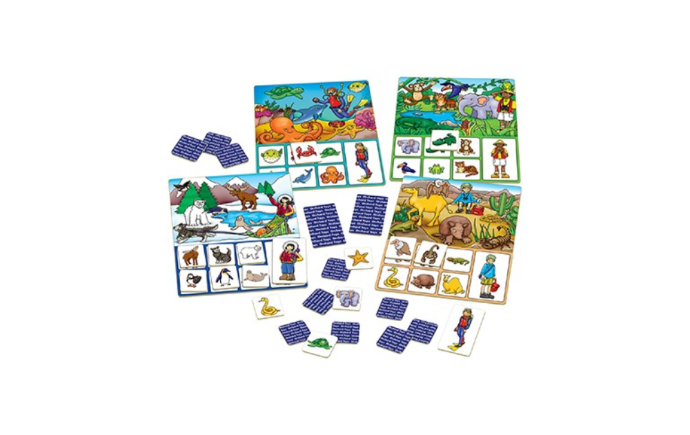 Where Do I Live game by Orchard Toys with colorful puzzle pieces and illustrated scenes for kids