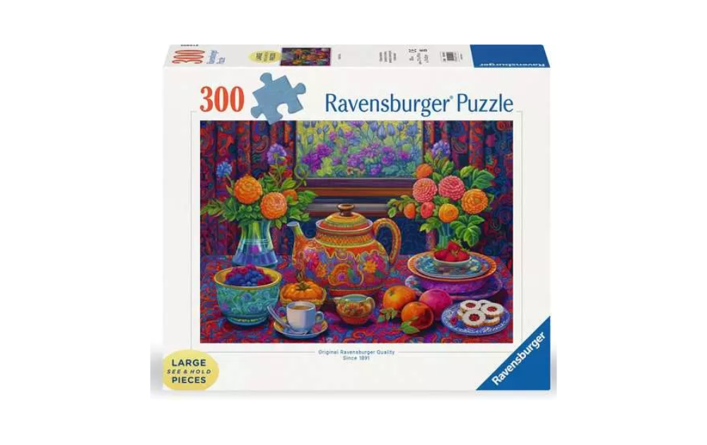 Ravensburger Time For Tea 300 Piece Puzzle - Colorful Design