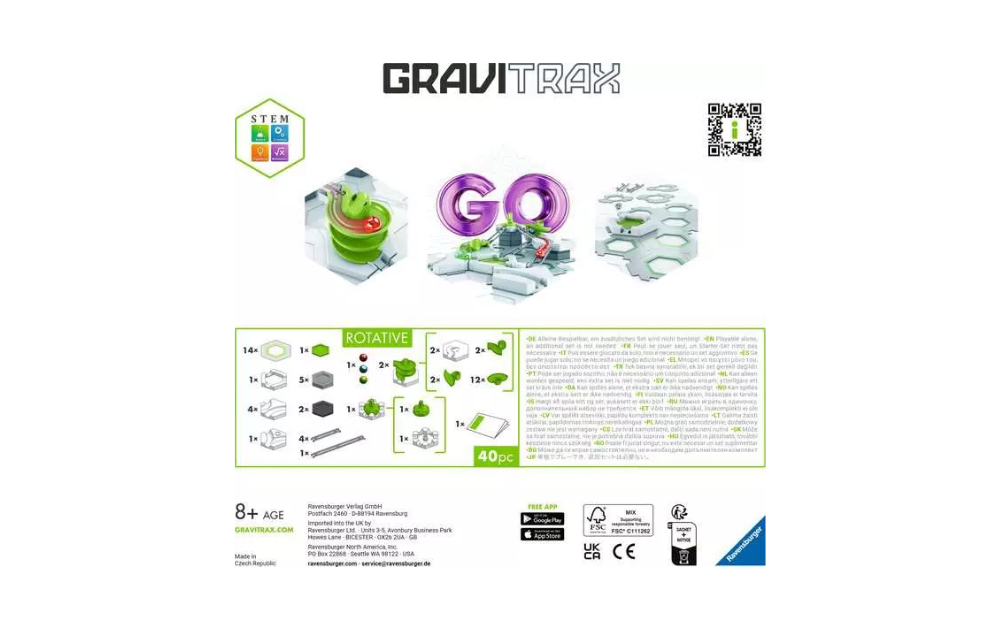GraviTrax Go Rotative Ravensburger Marble Run Game