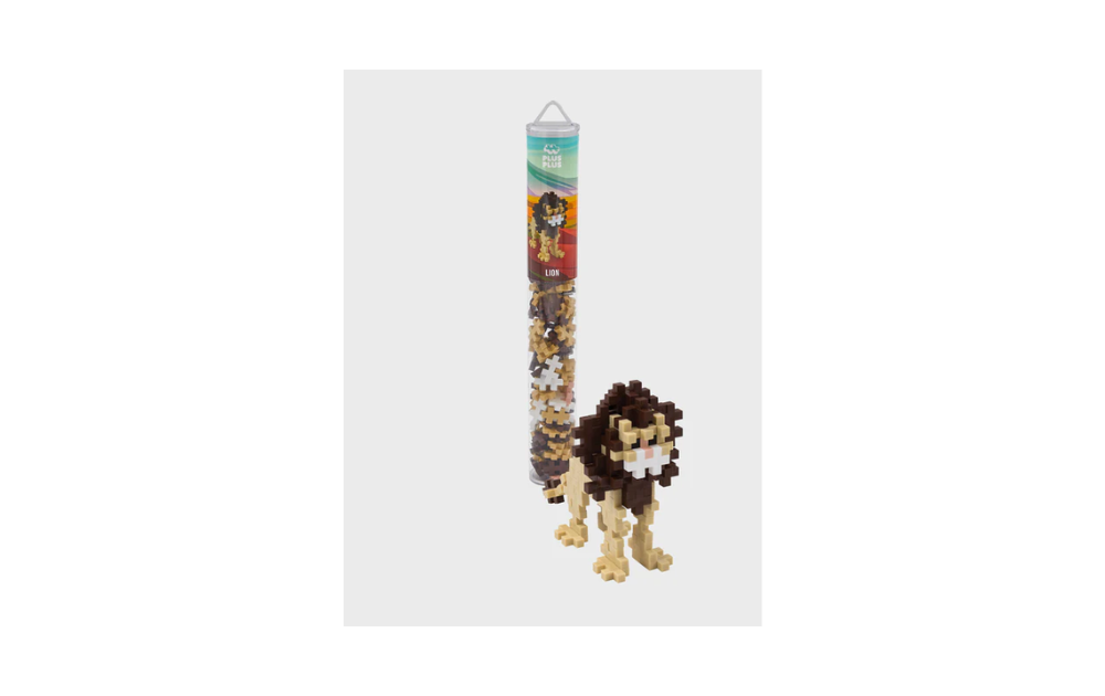 Plus Plus - Lion 100 piece tube - The Jigsaw Cellar