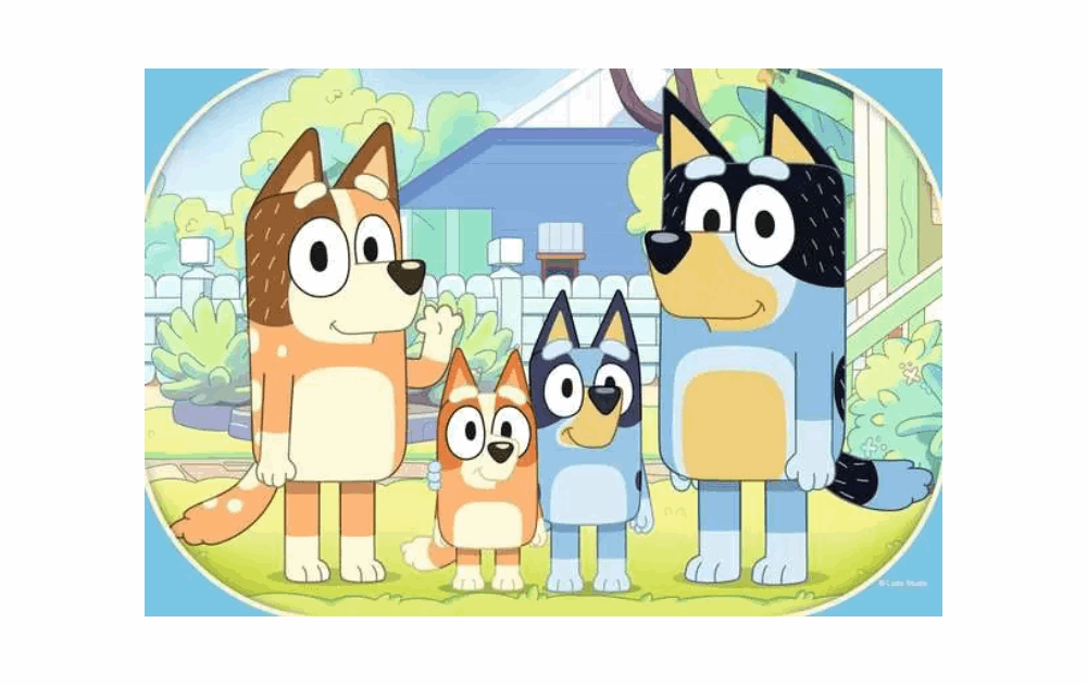 Bluey Family Time 35 pieces puzzle by Ravensburger - The Jigsaw Cellar